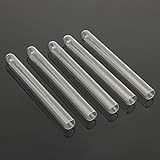 ILS - 5 pieces 100mm Pyrex Glass Blowing Tubes Wall Test Tube