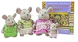 Li'l Woodzeez Handydandys Mouse Family Set with Storybook [並行輸入品]