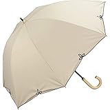 Wpc. 日傘 遮光ドームワイドスカラップ ベージュ 長傘 55cm レディース 晴雨兼用 遮光 UVカット 100% 花柄 刺繍 ナチュラル 木製ハンドル 上品 大人可愛い ドーム型 通勤 大人 おしゃれ 可愛い 女性 81-16560-101