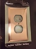Elumina世紀Brushed Bronze Wallplate、デュプレックス