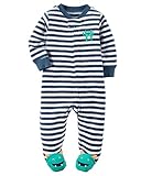 カーターズ Carter's カバーオール ロンパース Terry Zip-Up Sleep & Play 3M (55-61cm) [並行輸入品]