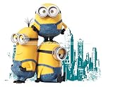 9インチStuart KevinボブMinions怪盗グルーの月泥棒取り外し可能な壁デカールステッカーアートホーム装飾キッズroom-9インチWide by 7 1 / 2インチTall