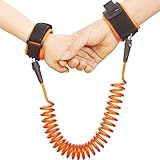 TopYart 迷子防止紐　セーフティーハーネス 2.5m 手首用 伸び縮み可 360度回転可能　柔軟性 超軽量