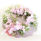 【CT触媒加工】桜のスワッグ〔ゴム付〕　（ウェルカムボード用）1102-3843-farg-wed【シルクフラワー】【造花】