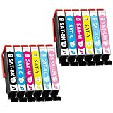 【Momono】SAT-6CL サツマイモ（2BK/2C/2M/2Y/2LC/2LM）（合計12本） SAT 互換 インクカートリッジ 大容量 個別包装 最新ICチープ搭載 残量表示 増量 対応機種：EP-712A EP-713A EP-714A EP-715A EP-716A EP-812A EP-813A EP-814A EP-815A EP-816A