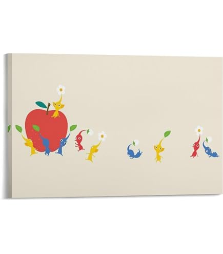 Amazon.co.jp: ピクミン 壁掛けアート ポスター (10) パネル 壁アート