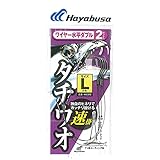 ハヤブサ(Hayabusa) HW323 太刀魚ワイヤー水平ダブル速掛2セット M 4号