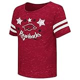 Colosseum幼児用Arkansas Razorbacks半袖Teeシャツ 4T with Your Name Embroidered レッド