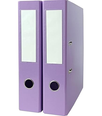 Amazon | A4 ファイル 2穴 青 2冊 セット 大容量 縦 500枚 収納 D