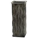 信楽焼 へちもん 傘立 青銅彫角 2-2926