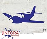 JINTORA ステッカー/カーステッカー - AIRPLANE - Pilot Wings - 飛行機 - パイロットウイングス - 152mm x63mm - JDM/Die cut - 車/ウィ