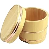 日本製 木曽さわら材 江戸びつ 18cm（３合） [おひつ・お櫃・御櫃]