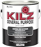Kilz General Purpose Exteriorラテックスプライマー/シーラー、ホワイト、5ガロン 5 Gallon 58001 1