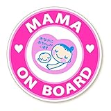 WISE SEED マタニティマーク ステッカー 円形 (ステッカータイプ)/ピンク ST-CD007 マタニティステッカー プレママ 妊娠 妊婦 マーク 安全運転