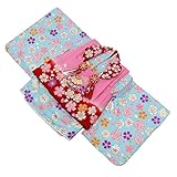 えくぼちゃん(ekubochan) 記念日おめかしベビーのかんたん着物セット(女児0～1歳用) (桜-16)