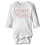 クール ボーイとガール ヒップスター ポスター 半袖ロンパース コットン White Size 24 Months