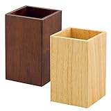 キッチンツールスタンド 箸立て 木製カトラリースタンド(ブラウン)