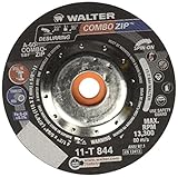 Walter Surface Technologies 11T844 Combo ZIP High Performance Cutoff Wheel, Aluminum-Oxide, 13300 rp