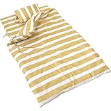 お昼寝布団 ７点セット ボーダー柄 ベージュ