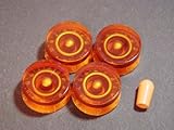MIJ Speed Knobs and Toggle Knob Set Printed (Inch) amber fa-pspd5in-amb [並行輸入品]