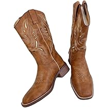 Amazon | [GHSDQ] ウエスタンブーツ ライダーブーツ バイク用