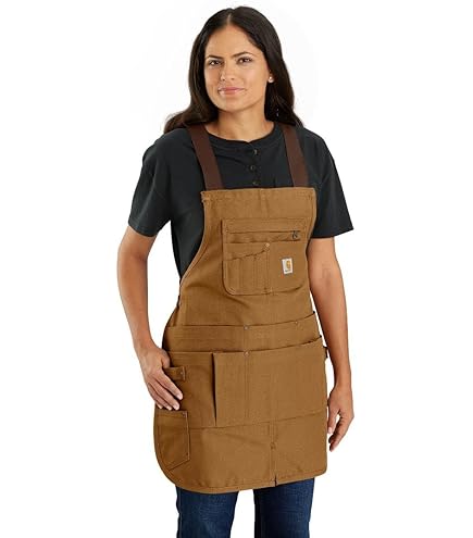 Carhartt Men's Firm Duck Apron, Carhartt Brown, One Size