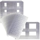プレミアムBig Briksクリアベースプレートタワー建設セット – 96パックバンドル – と互換性すべての主要大きいサイズブランド – Largeペグのみ