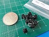 タクトスイッチ2足＜押す力が軽いタクトスイッチ2足　6mm×6mmスイッチ　高さ7mm＞10個＜1sw-206＞