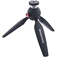 Manfrotto ミニ三脚 PIXI カメラ用 ミラーレスカメラ コンパクトカメラ ボール雲台 動画撮影用グリップ ブラック 耐荷重1kg 自重190g MTPIXI-B