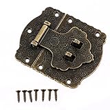 2個入り アンティーク ボックスバックル プルハンドル アンティークロック 装飾パーツ 手芸 金具 ネジに付き