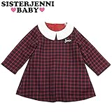 JENNI BABY(ジェニィベビー) 「チェック」ワンピース・レッド【1603】【C】 100 レッド(060)