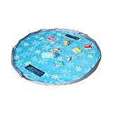 トイオーガナイザーマット( 60inch）、子供のおもちゃストレージバッグと床アクティビティマット、多機能マット屋内の再生、ピクニックに適用 ブルー Toy Organizer Mat
