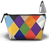 ストレージポータブルバッグコスメティックポーチ色ジオメトリ大容量Make Up Purse Medicine台形Toiletry Bags