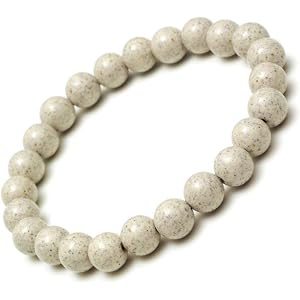 OVER-9 北投石 ブレスレット 8mm 本物保証 台湾 原石 パワーストーン 天然石 超遠赤外線 健康【14cm】