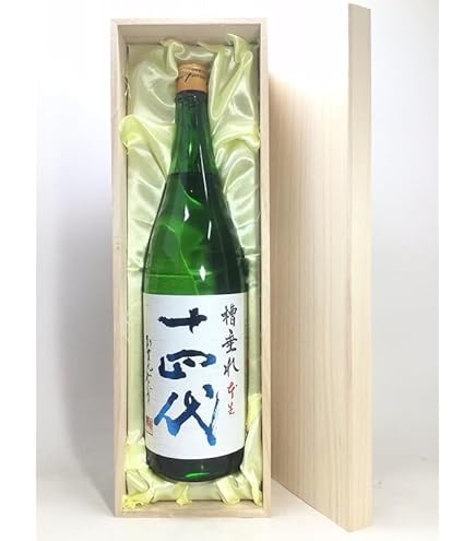 Amazon.co.jp: 十四代 中取り無濾過 1800ml 桐箱入り : 食品・飲料・お酒