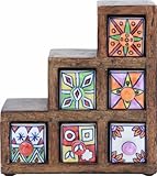 不二貿易 ラビ ミニチェスト 左タイプ ブラウン 53580