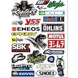 車 バイク ステッカー レーシングスポンサーロゴ デカール オートバイステッカー反射ステッカー30x20cmデカール (62#)