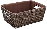 Wenko ストレージバスケット クロモ ブラウン 20373100