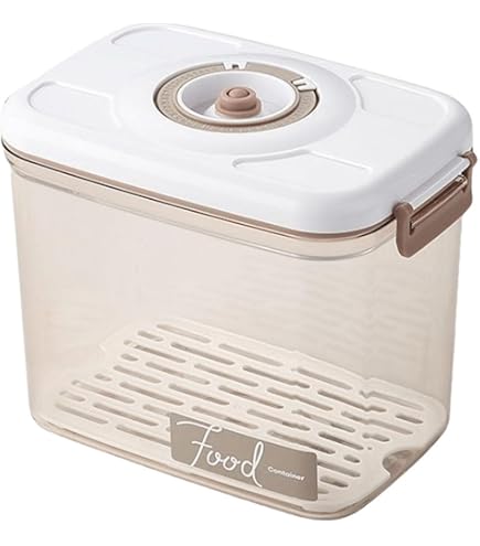 Amazon｜pisipe 真空食品保存容器 真空ポンプ付き 食品真空保存