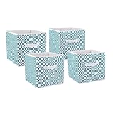 DII Foldable Fabric Storage Containers for Nurseries, Offices, Closets, Home Dﾃｩcor, Cube Organizers
