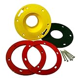 Oatey 43403 set-riteトイレフランジ拡張子キット、1 / 2 " – 5 / 8インチ、レッド、イエロー