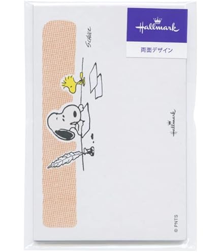 Amazon | スヌーピー ミニメッセージカードセット【ノートⅡ】多目的