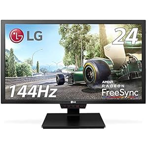 LG ゲーミング モニター ディスプレイ 24GM79G-B 24インチ/フルHD/TN非光沢/144Hz/1ms(MBR)/DisplayPort×1・HDMI×2