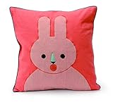 キーストーン 動物クッション PITTOパッチワーククッション ラビット