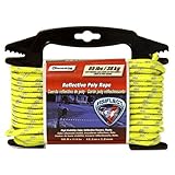 Lehigh Group RMFPY1450 1-4 in. X 50 in. Yellow Reflective Poly Rope