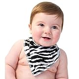 NOO Bandana Bib - Zebra - 0-18 Months by noo
