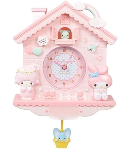 Amazon.co.jp: サンリオ(SANRIO) マイメロディ フェイス形壁掛け時計