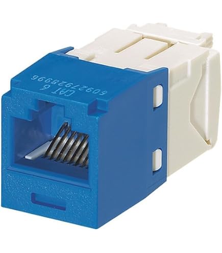 Amazon.co.jp: パンドウイット Cat6モジュラージャック 赤 CJ688TGRD