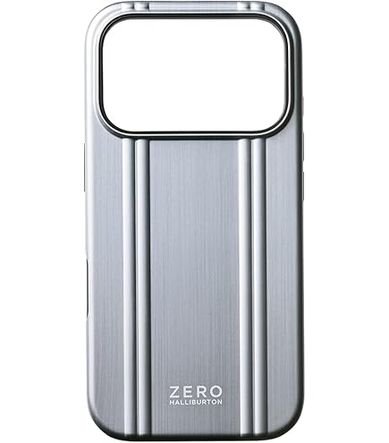 ★iPhoneSE （第2、第3世代）背面ケース ゼロハリバートン ★シルバー ☆iPhoneSE （第2、第3世代）背面ケース ゼロハリバートン