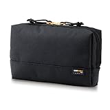エレコム ガジェットポーチ ガジェット ポーチ 大容量 CORDURA1000 (撥水 高耐久) 6つの仕切りポケット付き ブラック BMA-CDGP01BK